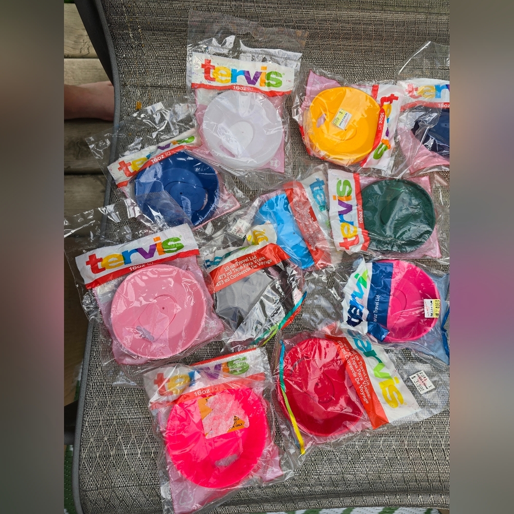 11 Colors Tervis Vibrant Lid Collection 16oz